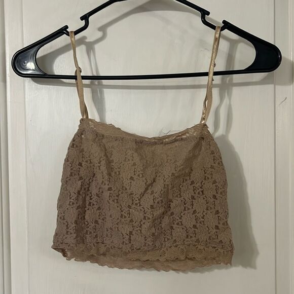 Lace nude bralette top - Picture 1 of 3